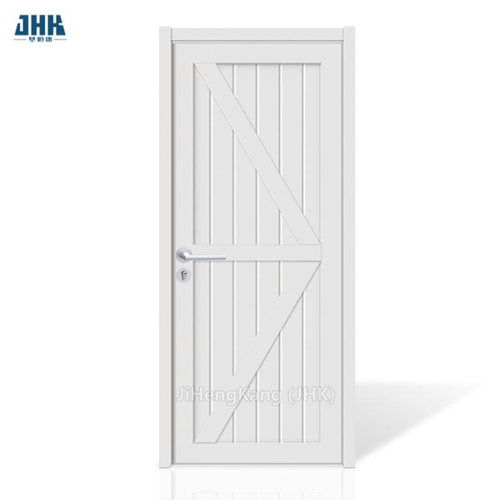 Classic Solid Knotty Pine Wood Interior Double Entrance Doors