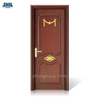 Mental Decorated Shining Alder Wood Door