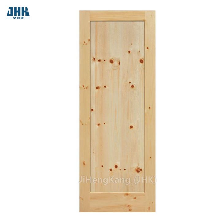 High Quality Louver Sliding Door Plank Panels Double Large Barn Door Made of Old Knotty Alder Pine Larch