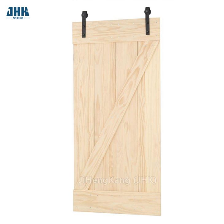 USA Rea Oak Solid Sliidng Interior Door with 6 Panel Shaker Doors Design