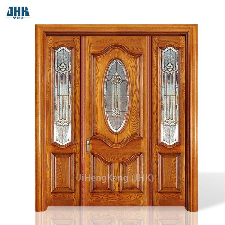 New Settings Hospital Manufacture Wood Panel Design Standard Molded 6 Panel Security Plain Wooden Door