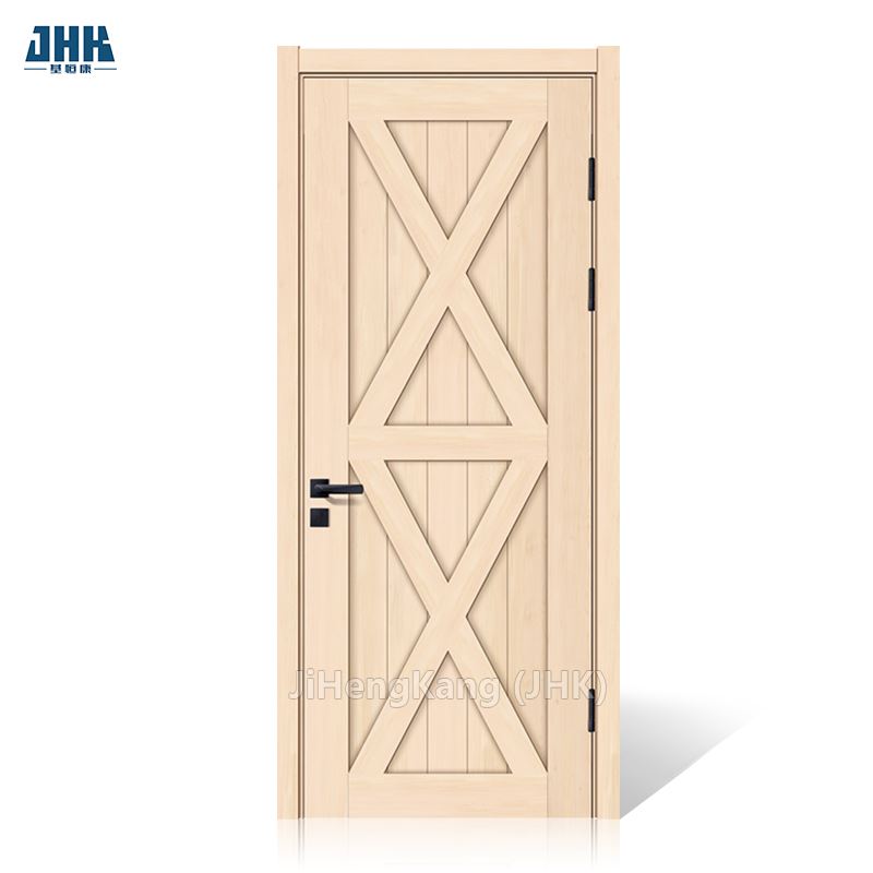 Solid Wood Interior White Primer Shaker Door (JHK-SK01)