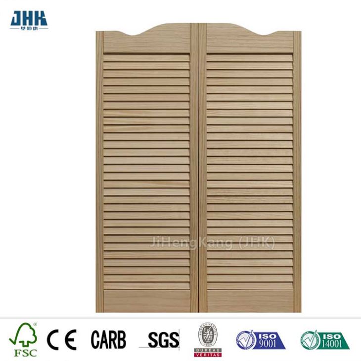 Louvered Interior Wooden Pine Louver Door from China manufacturer ...